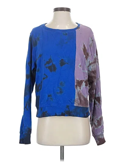 Pre-owned Wildfox Long Sleeve T-shirt In Blue