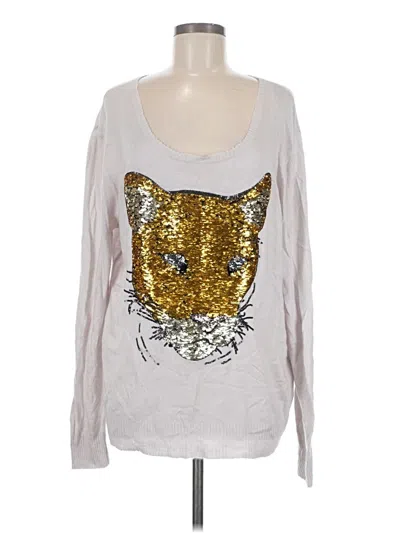 Pre-owned Wildfox Long Sleeve T-shirt In Silver