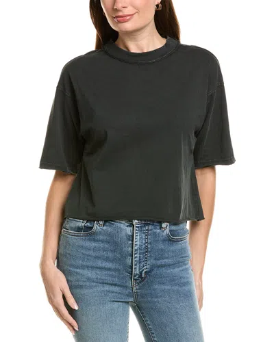 Wildfox Maeve Washed T-shirt In Black