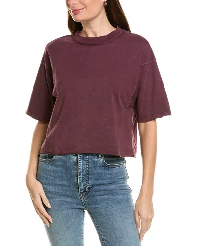 Wildfox Maeve Washed T-shirt In Pink