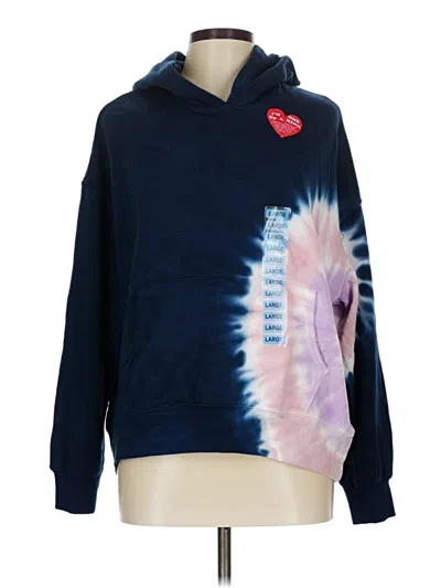 Pre-owned Wildfox Pullover Hoodie In Blue