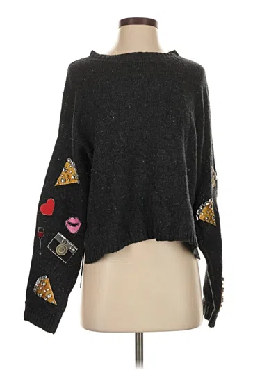 Pre-owned Wildfox Pullover Sweater In Black