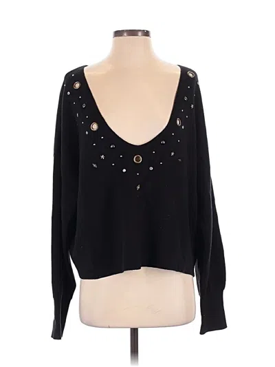 Pre-owned Wildfox Pullover Sweater In Black