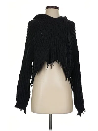 Pre-owned Wildfox Pullover Sweater In Black
