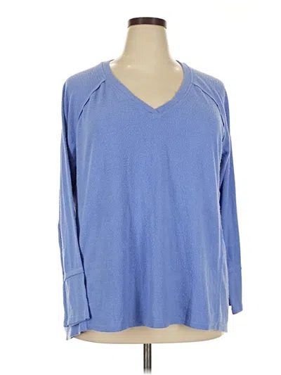 Pre-owned Wildfox Pullover Sweater In Blue