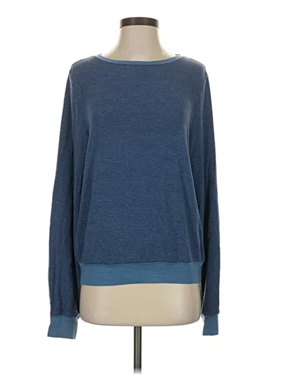 Pre-owned Wildfox Pullover Sweater In Blue