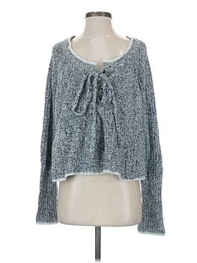 Pre-owned Wildfox Pullover Sweater In Blue