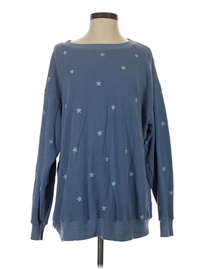 Pre-owned Wildfox Pullover Sweater In Blue