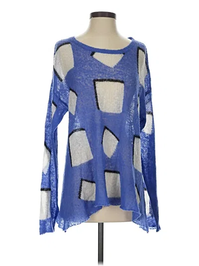 Pre-owned Wildfox Pullover Sweater In Blue