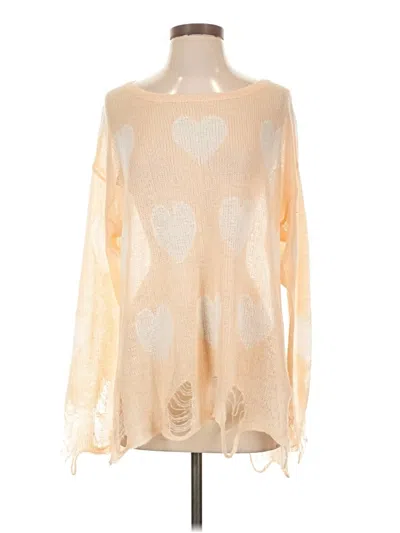 Pre-owned Wildfox Pullover Sweater In Gold
