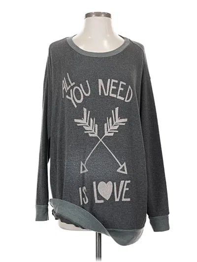 Pre-owned Wildfox Pullover Sweater In Gray
