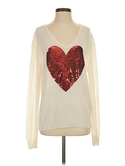 Pre-owned Wildfox Pullover Sweater In Ivory