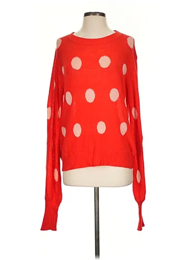 Pre-owned Wildfox Pullover Sweater In Red