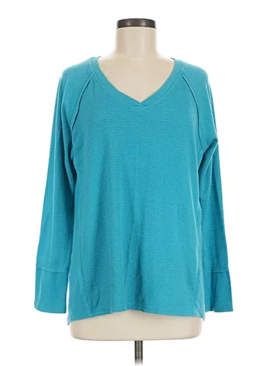 Pre-owned Wildfox Pullover Sweater In Teal