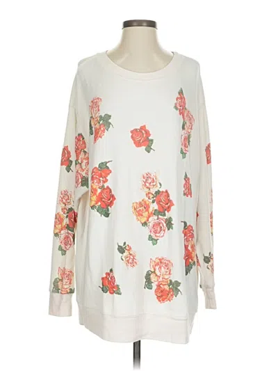 Pre-owned Wildfox Pullover Sweater In White