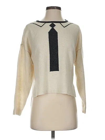 Pre-owned Wildfox Pullover Sweater In White