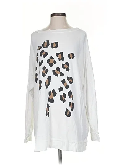 Pre-owned Wildfox Pullover Sweater In White