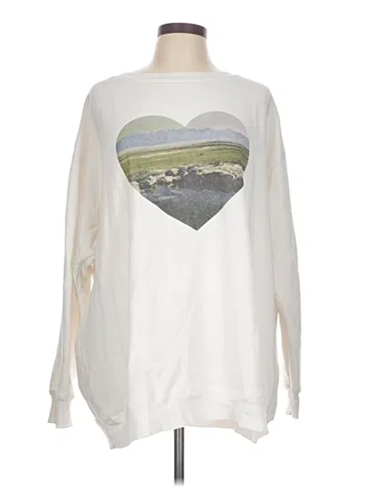 Pre-owned Wildfox Pullover Sweater In White