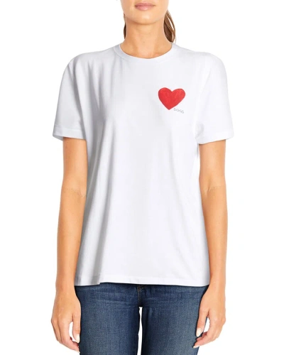 Wildfox Ryan Ex Bf T-shirt In White