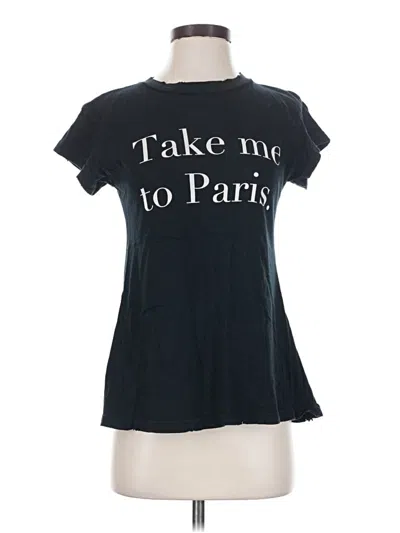 Pre-owned Wildfox Short Sleeve T-shirt In Black