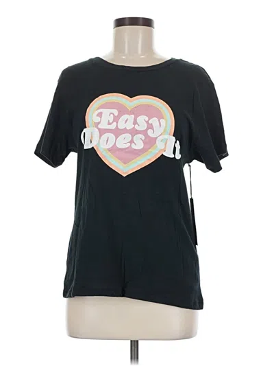 Pre-owned Wildfox Short Sleeve T-shirt In Black