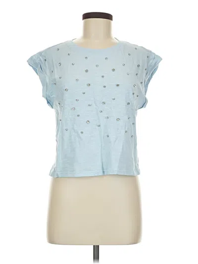 Pre-owned Wildfox Short Sleeve T-shirt In Blue
