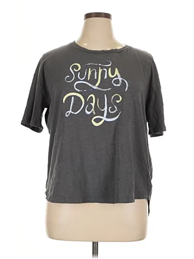Pre-owned Wildfox Short Sleeve T-shirt In Gray