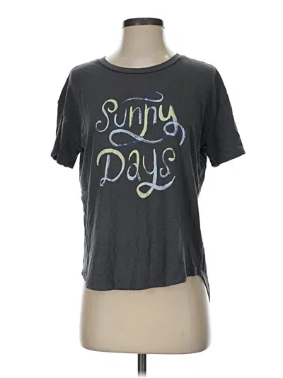 Pre-owned Wildfox Short Sleeve T-shirt In Gray