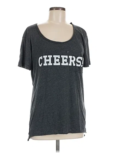 Pre-owned Wildfox Short Sleeve T-shirt In Gray