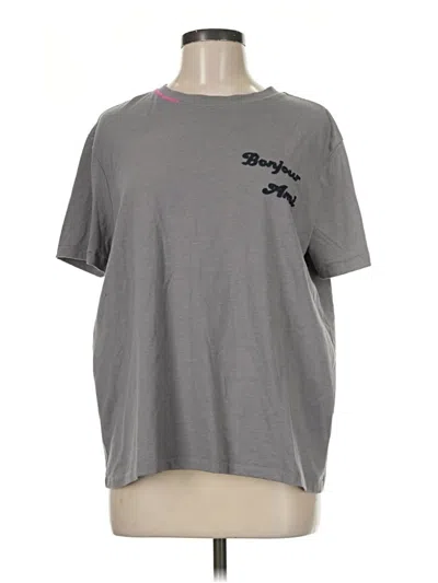 Pre-owned Wildfox Short Sleeve T-shirt In Gray