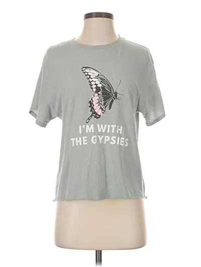 Pre-owned Wildfox Short Sleeve T-shirt In Gray
