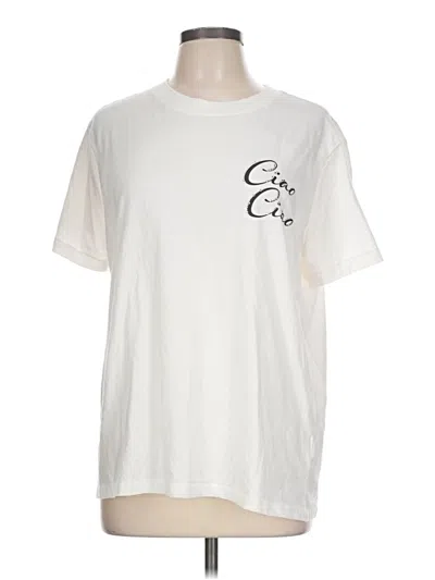 Pre-owned Wildfox Short Sleeve T-shirt In Ivory
