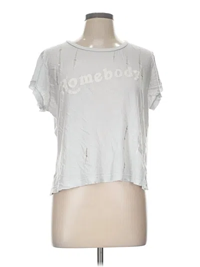 Pre-owned Wildfox Short Sleeve T-shirt In Silver