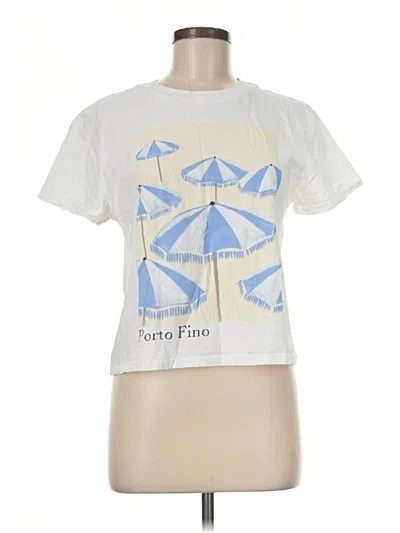 Pre-owned Wildfox Short Sleeve T-shirt In White