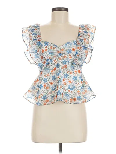 Pre-owned Wildfox Sleeveless Blouse In Blue