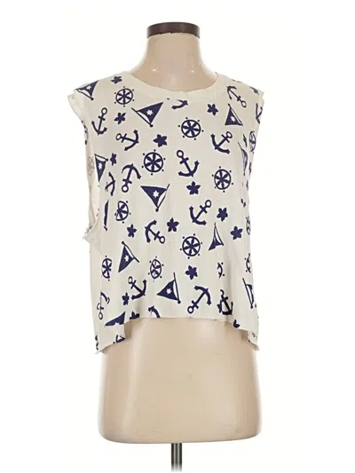 Pre-owned Wildfox Sleeveless Blouse In Ivory