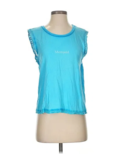 Pre-owned Wildfox Sleeveless Blouse In Teal