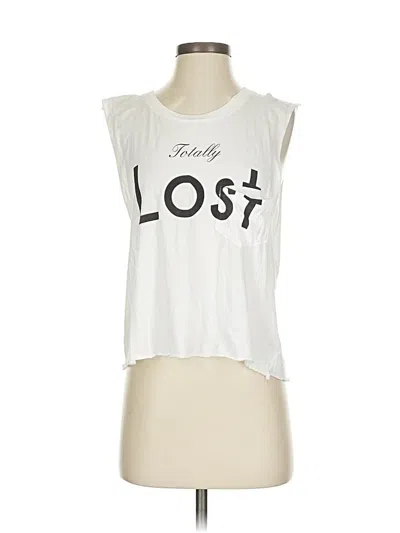 Pre-owned Wildfox Sleeveless T-shirt In White