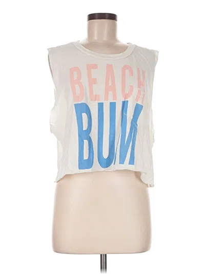 Pre-owned Wildfox Sleeveless T-shirt In White