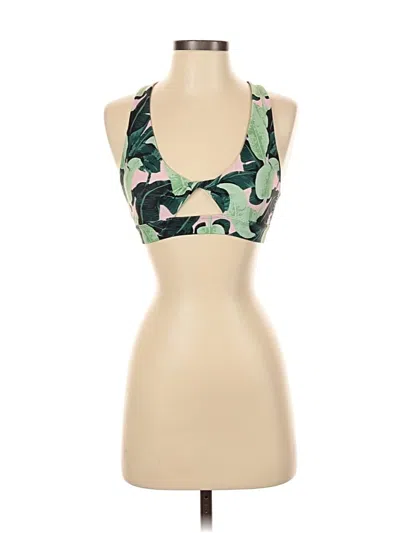 Pre-owned Wildfox Sports Bra In Green