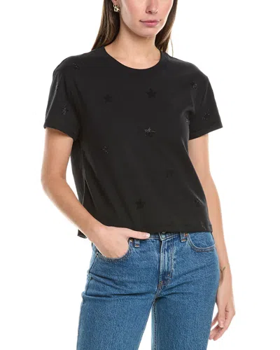 Wildfox Starry Jamie Tee T-shirt In Black