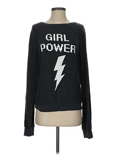 Pre-owned Wildfox Sweatshirt In Black