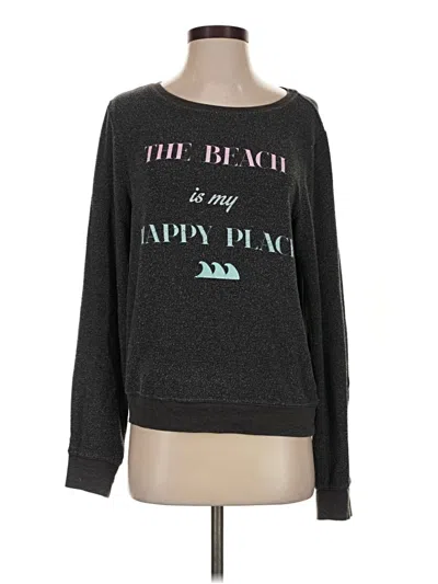 Pre-owned Wildfox Sweatshirt In Black