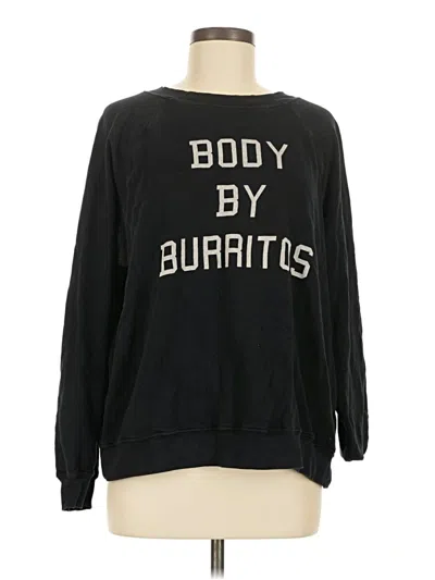 Pre-owned Wildfox Sweatshirt In Black