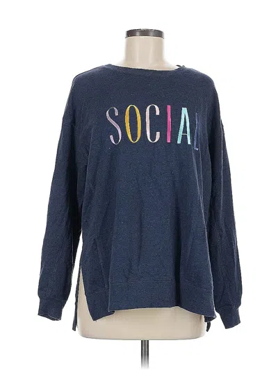 Pre-owned Wildfox Sweatshirt In Blue