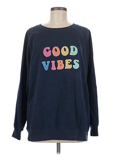 Pre-owned Wildfox Sweatshirt In Blue