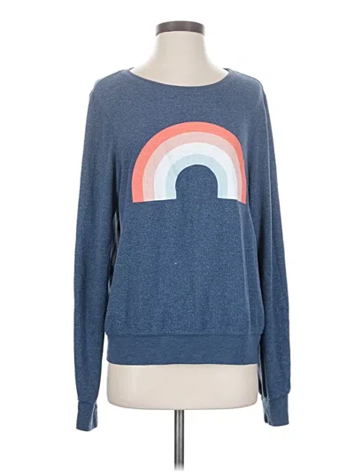 Pre-owned Wildfox Sweatshirt In Blue