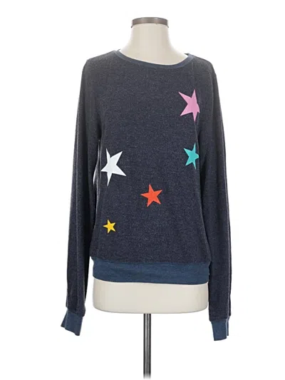 Pre-owned Wildfox Sweatshirt In Blue
