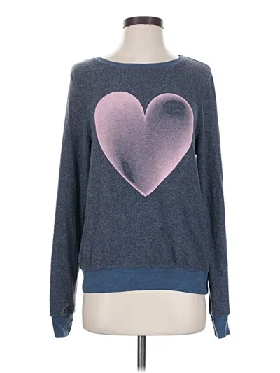 Pre-owned Wildfox Sweatshirt In Blue