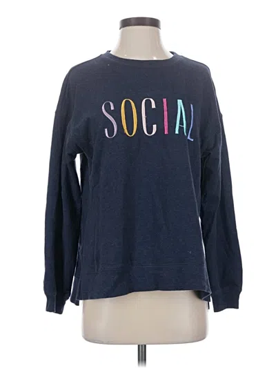 Pre-owned Wildfox Sweatshirt In Blue